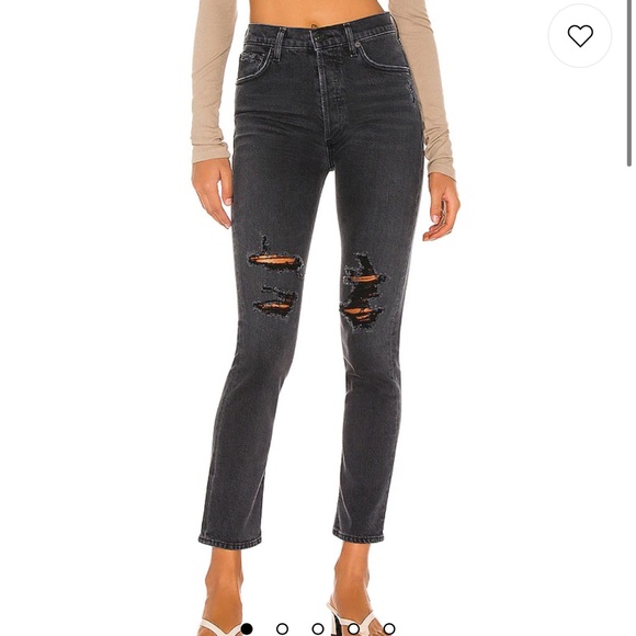 Citizens of Humanity Charlotte High Rise Straight in Happy Hour - Picture 1 of 9